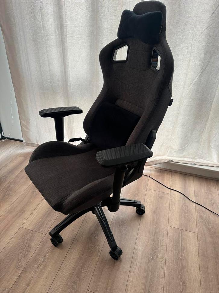 Corsair T3 Rush, Huis en Inrichting, Bureaustoelen, Zo goed als nieuw, Bureaustoel, Zwart, Ergonomisch, Ophalen