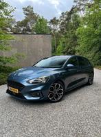 Ford Focus 1.0 Ecoboost ST-line 125pk 2018 Blauw, Auto's, Ford, Zwart, Blauw, Origineel Nederlands, Handgeschakeld