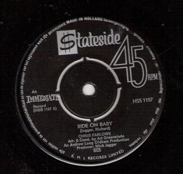 Chris Farlowe - Ride On Baby (Jagger-Richard -> Stones)1966 beschikbaar voor biedingen