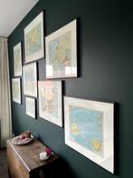 Atlas ingelijst passepartout museumglas, Boeken, Ophalen, Overige atlassen, Zo goed als nieuw, 1800 tot 2000