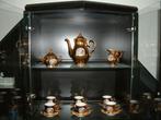 9 delig koffie servies blad goud nieuw, Huis en Inrichting, Keuken | Servies, Ophalen of Verzenden, Nieuw, Porselein, Overige stijlen