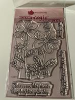 Woodware Clear Stamps "Bloemen" / 2,25 per set, Hobby en Vrije tijd, Nieuw, Clearstamp, Ophalen of Verzenden