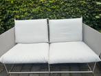 Loungeset Tuin bank en stoel Ikea Havsten (wit/creme), Tuin en Terras, Ophalen, Overige materialen, Gebruikt, 3 zitplaatsen
