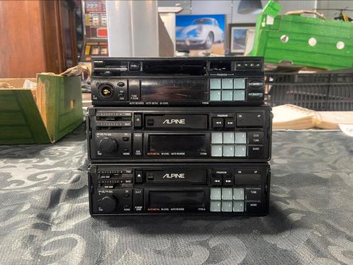 Alpine 7179LA + Alpine 7179M + Alpine 7190M cassette radio, Auto diversen, Autoradio's, Gebruikt, Ophalen of Verzenden