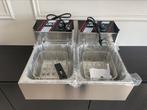 Dubbele friteuse 2x6 liter. Horeca, huis, markt, camping., 4 liter of meer, Ophalen of Verzenden, Nieuw
