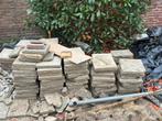 stoeptegels 100-150 stuks, Tuin en Terras, Tegels en Klinkers, Ophalen, Gebruikt, Overige typen, 10 m² of meer