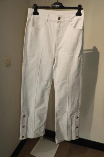 Studio Anneloes wide fit witte broek knopen onderkant S.M beschikbaar voor biedingen