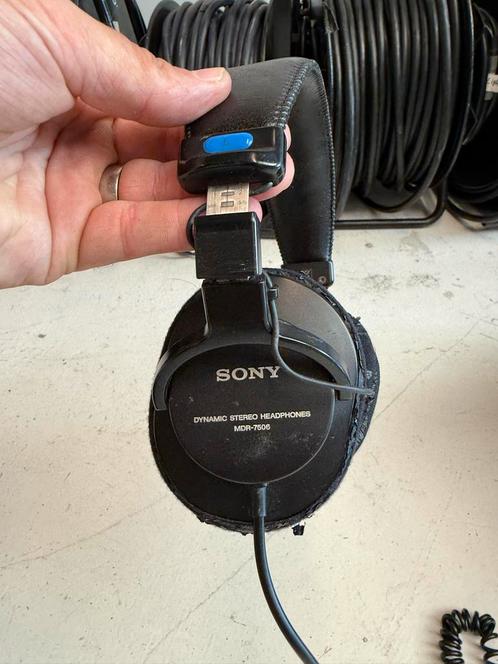 Sony MDR-7506 Koptelefoon - Gebruikt, Audio, Tv en Foto, Koptelefoons, Gebruikt, Over oor (circumaural), Sony, Ophalen of Verzenden