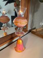 Vintage Upcycle Glaskandelaar - Handgemaakt, Huis en Inrichting, Woonaccessoires | Kandelaars en Kaarsen, Overige materialen, Overige kleuren