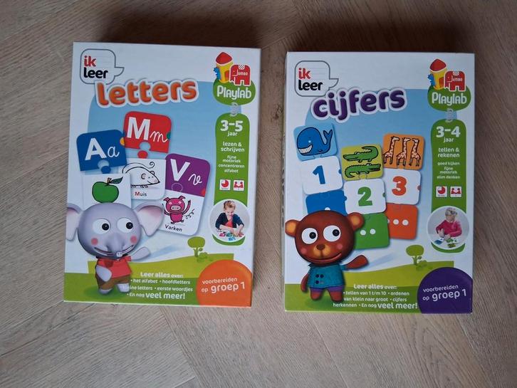 Ik leer letters en cijfers - Playlab, Kinderen en Baby's, Speelgoed | Educatief en Creatief, Gebruikt, Taal en Lezen, Rekenen