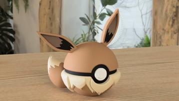 3D-geprinte Eevee Pokéball beschikbaar voor biedingen