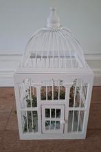 Brocante vogelkooi wit, Antiek en Kunst, Ophalen of Verzenden