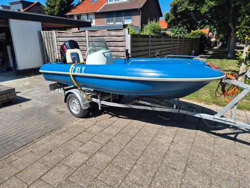 JEANNEAU CAP 370 RIGIFLEX SUZUKI 25PK V TWIN 4TAKT, Watersport en Boten, Speedboten, Zo goed als nieuw, 3 tot 6 meter, Benzine