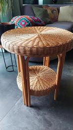 Rotan tafel, Huis en Inrichting, Ophalen, Rond, Minder dan 55 cm, 45 tot 60 cm
