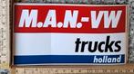 Vintage autosticker sticker M.A.N. VW trucks Holland, Verzamelen, Stickers, Ophalen of Verzenden, Zo goed als nieuw, Overige typen