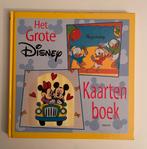 Het GROTE Disney Kaartenboek Mickey Donald en vrienden, Ophalen of Verzenden, Mickey Mouse, Zo goed als nieuw