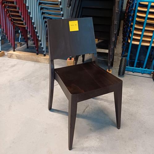 40 x houten stapelstoelen partij cafe stoelen, Huis en Inrichting, Stoelen, Gebruikt, Vijf, Zes of meer stoelen, Bruin, Ophalen