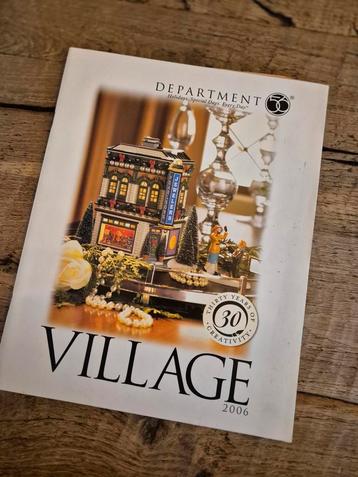 Zeldzaam! Department 56 Village Catalogus 2006 beschikbaar voor biedingen