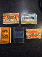 Oude pakjes tabak niet meer om te roken, Ophalen of Verzenden, Zo goed als nieuw, Tabaksdoos of Verpakking