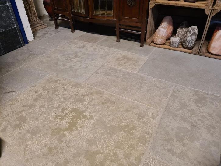 Castle Stone Beige Dallen Antique wildverband € 39,95 m2, Doe-het-zelf en Verbouw, Tegels, Nieuw, Vloertegels, Overige materialen