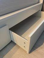 2x Malm bedlade voor hoog bed - wit, Ophalen, Eenpersoons, Wit, Hout