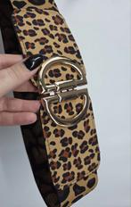 Panterprint elastische riem nieuw tot en met 90cm, 80 tot 90 cm, Bruin, Bershka, Nieuw