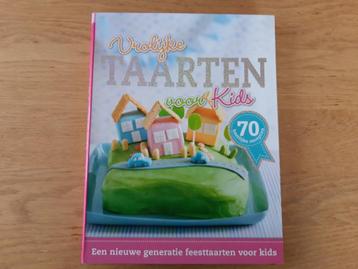 Vrolijke taarten voor kids. Nieuw boek met sjabloonvel beschikbaar voor biedingen