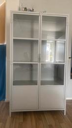 Vitrinekast staal/metaal, Huis en Inrichting, Ophalen, Gebruikt, 100 tot 150 cm, Metaal
