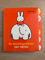 De lievelingsdieren van Nijntje - Dick Bruna, Ophalen of Verzenden, Gelezen, Uitklap-, Voel- of Ontdekboek, 1 tot 2 jaar