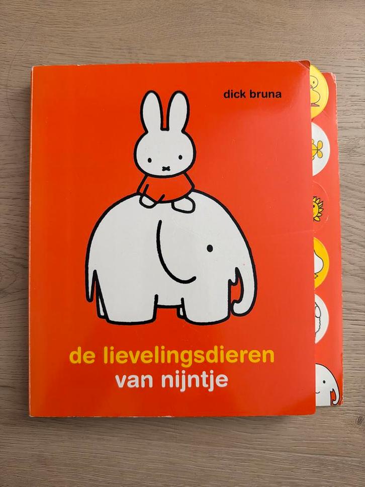 De lievelingsdieren van Nijntje - Dick Bruna, Boeken, Kinderboeken | Baby's en Peuters, Gelezen, 1 tot 2 jaar, Uitklap-, Voel- of Ontdekboek