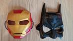 Maskers marvel batman ironman, Ophalen of Verzenden, Zo goed als nieuw