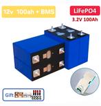 100ah lifepo4 accu's met BMS, Caravans en Kamperen, Camper-accessoires, Ophalen of Verzenden, Nieuw