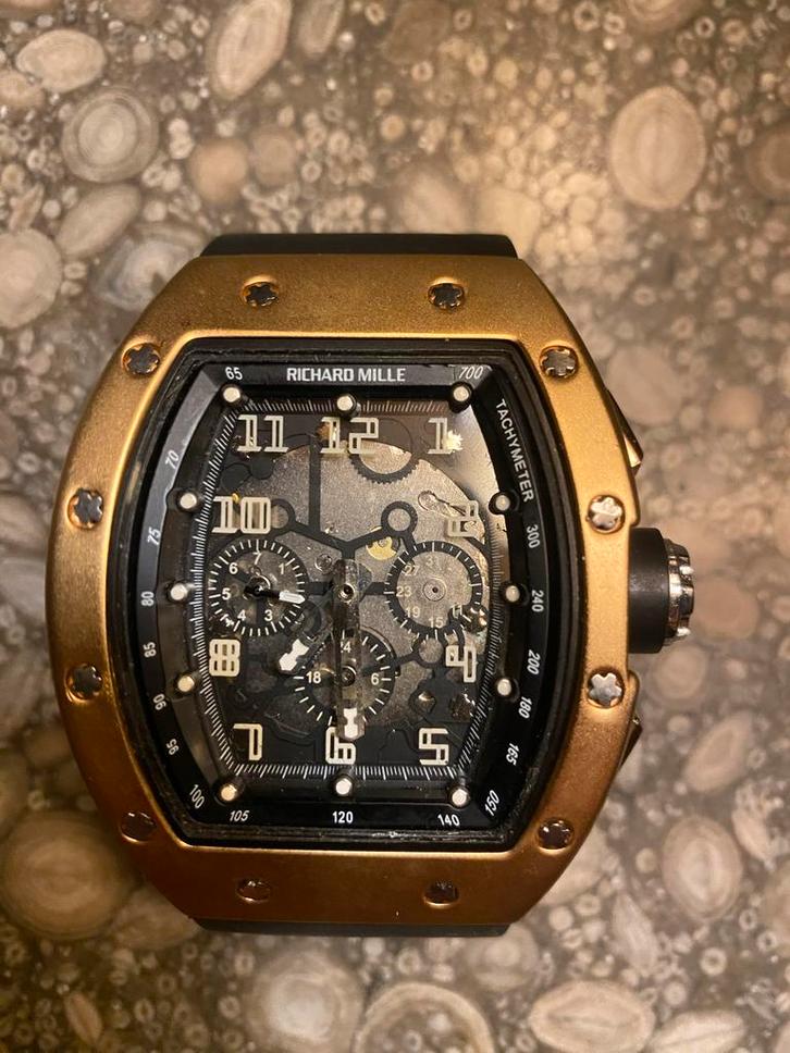 Richard Mille RM011 Felipe Massa, Sieraden, Tassen en Uiterlijk, Horloges | Heren, Gebruikt, Polshorloge, Overige merken, Overige materialen