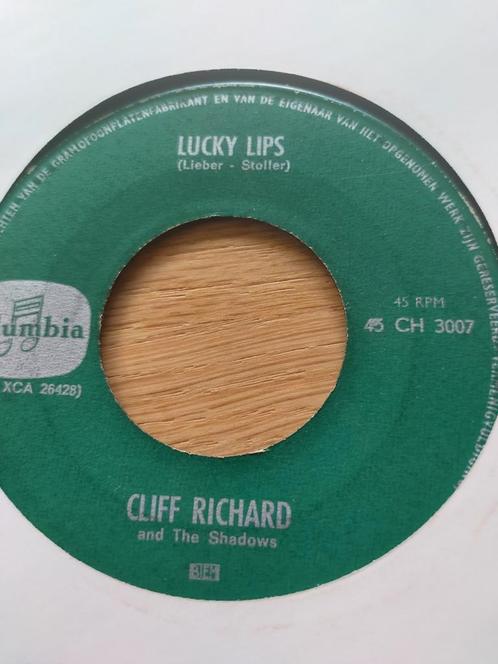 Cliff Richard and the Shadows , Lucky Lips, Cd's en Dvd's, Vinyl Singles, Zo goed als nieuw, Pop, Ophalen of Verzenden