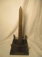 brons-koper paal met spitse punt ornament beeld USA?, Antiek en Kunst, Antiek | Koper en Brons, Verzenden