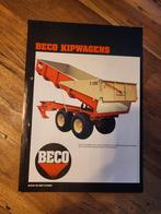 Tractor folder BECO kipwagens, Boeken, Ophalen of Verzenden, Zo goed als nieuw, Folder