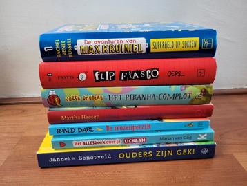7 leuke kinderboeken (Max kruimel, flip fiasco) beschikbaar voor biedingen