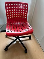 Rode bureaustoel Ikea, Ophalen, Zo goed als nieuw, Rood