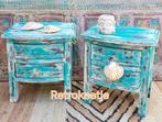 Shabby/Beachlook/Ibiza/Kastje/Nachtkastje, Ophalen of Verzenden, Zo goed als nieuw, Hout, Hout