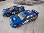 Twee keer subaru, Hobby en Vrije tijd, Modelauto's | 1:18, Ophalen of Verzenden, Zo goed als nieuw, Autoart