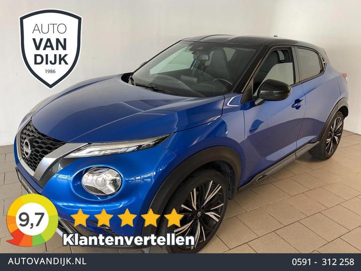 Nissan Juke 1.0 DIG-T N-Design AIRCO CLIMA NAVI CRUISE BT VE, Auto's, Nissan, Te koop, Juke, ABS, Achteruitrijcamera, Airbags