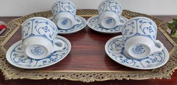 VIER BLAU SAKS KOP EN SCHOTELS. beschikbaar voor biedingen