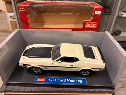 1:18 Sun Star Ford Mustang Mach 1 RAM AIR, Hobby en Vrije tijd, Modelauto's | 1:18, Gebruikt, Auto, Sun Star, Ophalen of Verzenden