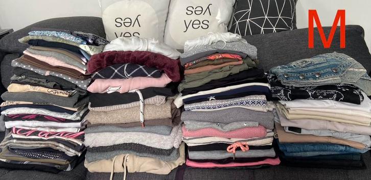 3 grote merk dameskledingpakketten meer 200 stuks (S, M, L), Kleding | Dames, Dames-kledingpakketten, Zo goed als nieuw, Ophalen of Verzenden