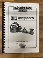 Emco Compact 5 instructieboek / onderdelen, Boeken, Techniek, Werktuigbouwkunde, Ophalen of Verzenden, Zo goed als nieuw