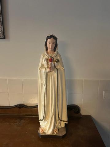Prachtig groot beeld Maria Rosa Mystica, 69 cm beschikbaar voor biedingen