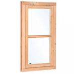 NIEUW Uitzetraam De Luxe douglasenkel gelaagd glas Tuindeco, Gevelraam of Ruit, Minder dan 80 cm, 120 tot 160 cm, Nieuw