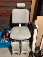 Stoel en kruk pedicure, Ophalen, In hoogte verstelbaar, Gebruikt, IJzer