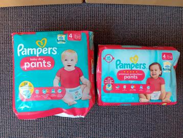 2 dichte pakken pampers pants maat 4 beschikbaar voor biedingen
