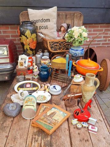 Koopje, leuk partijtje, partij diverse curiosa en brocante. beschikbaar voor biedingen